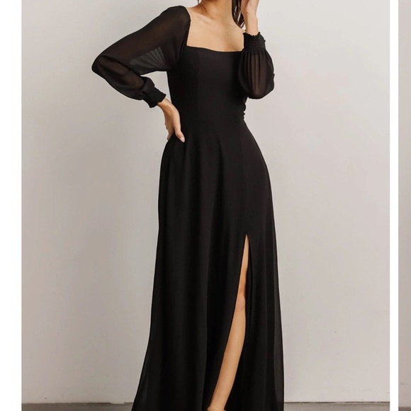 Black Maxi Dress - Picture 2 of 10
